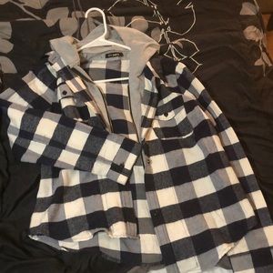 Flannel Zip Up
